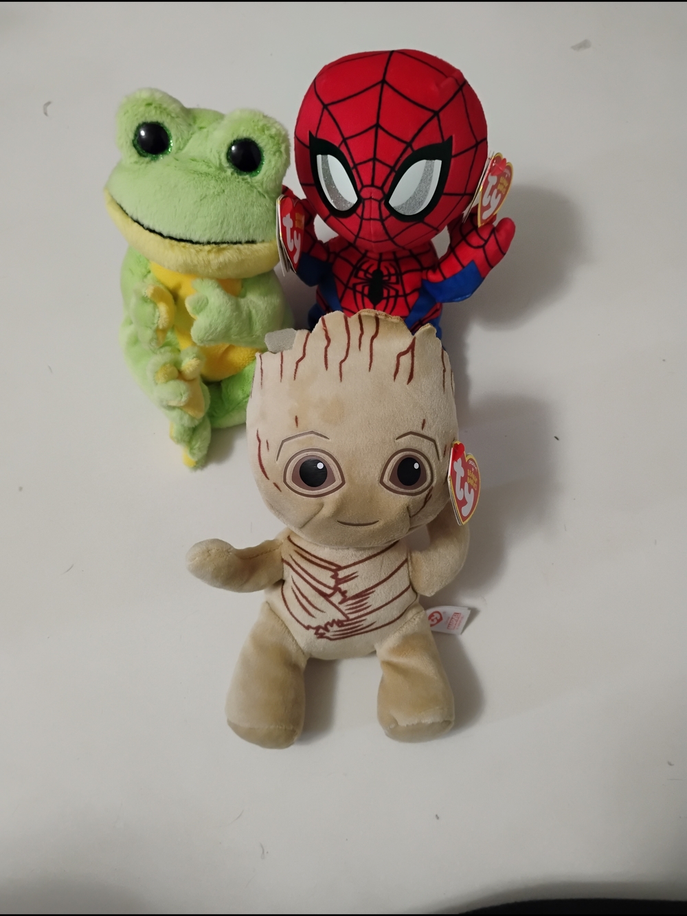 TY Beanie Baby Marvel Plush Lot-Beanie Bellies Plush 7"